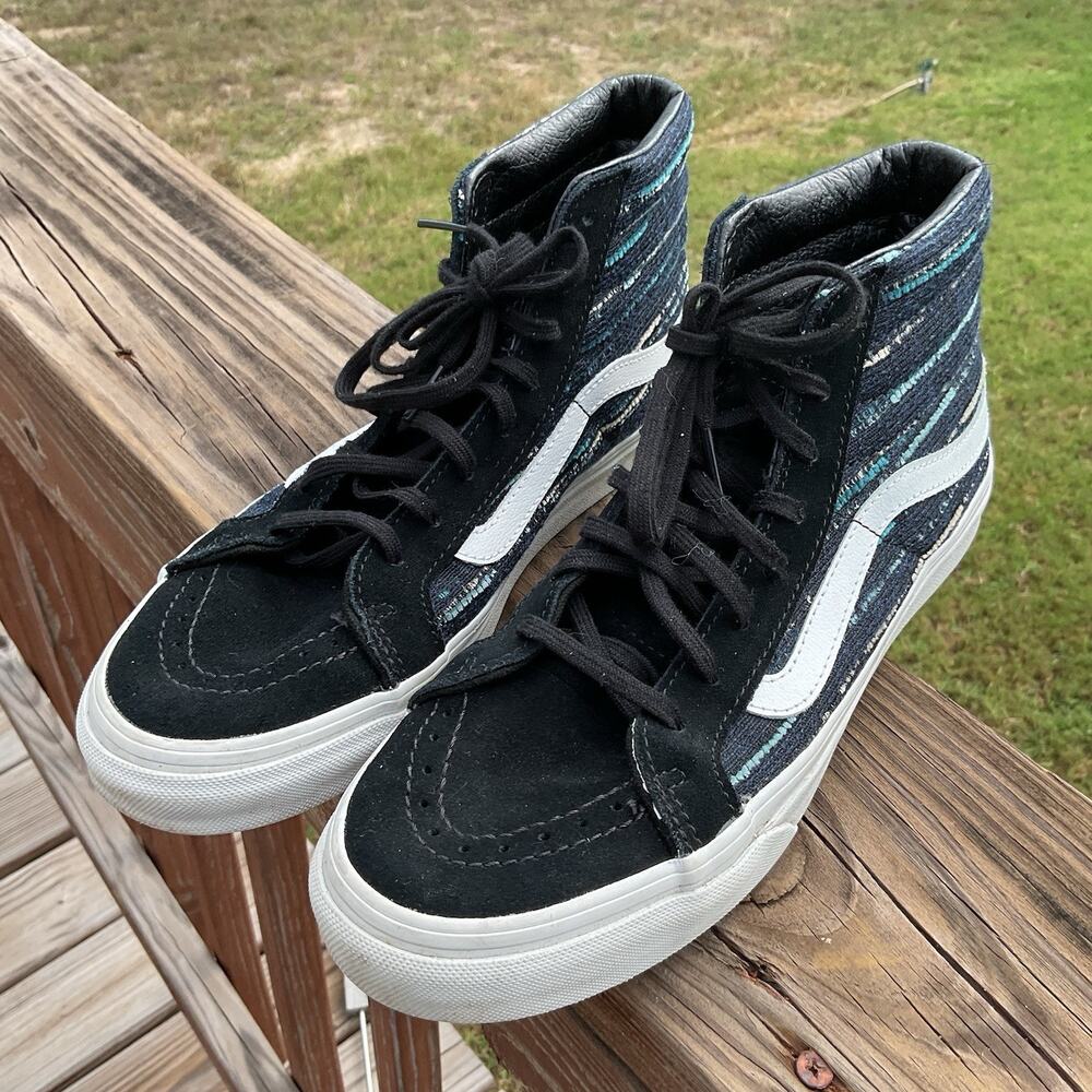 VANS UNISEX SIZE 7M 8.5W SK8-HI‎ SUEDE ITALIAN SUEDE SKATE SNEAKERS SHOES
